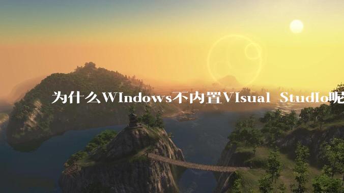 为什么Windows不内置Visual Studio呢?